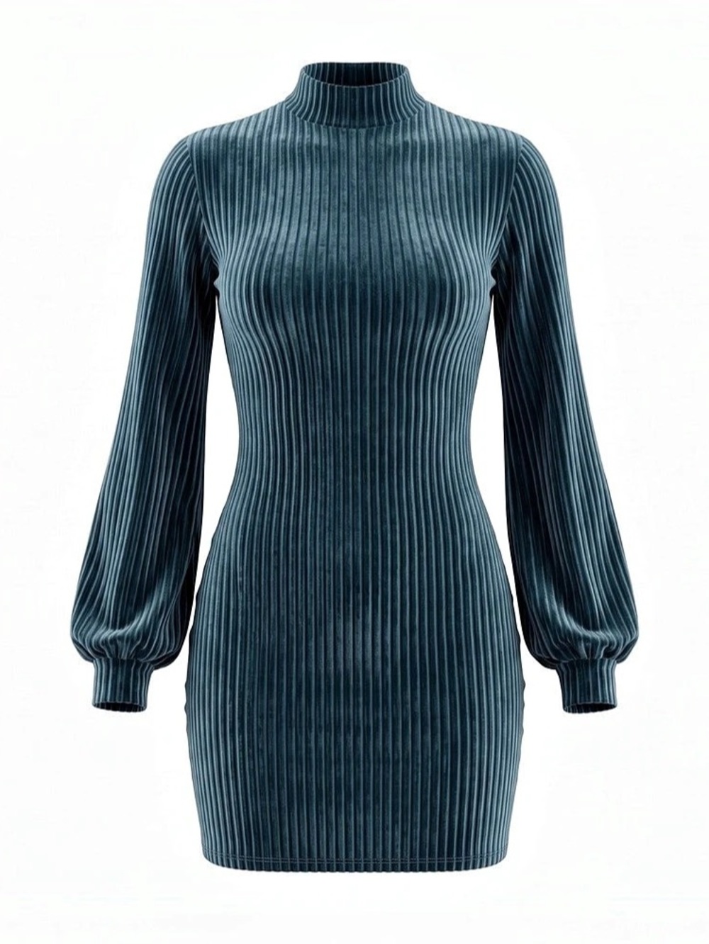 Lovers + Friends Cheyenne Velvet Mini Dress Blue & Black - Size XS, Like New